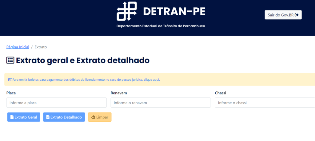 Detran PE