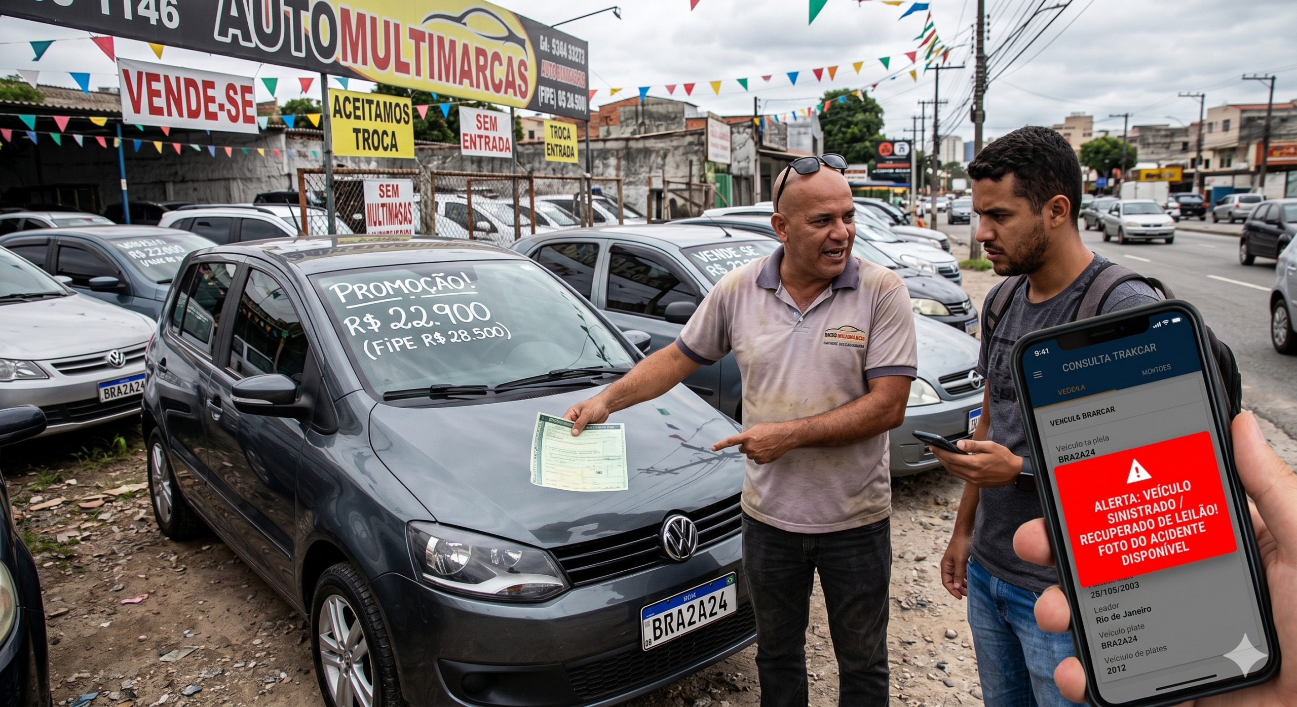 golpes carros usados