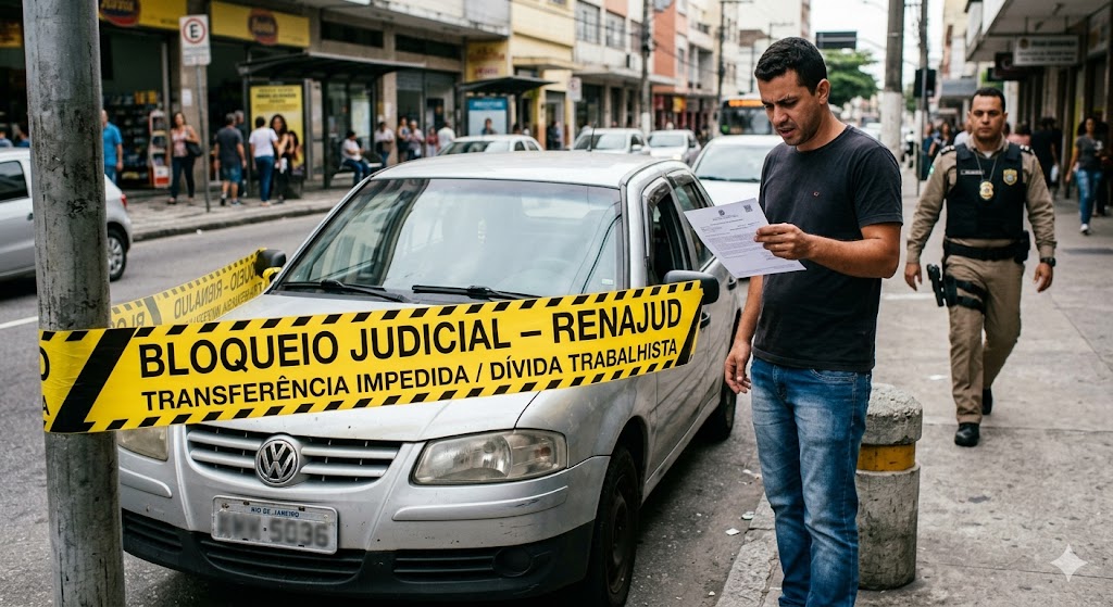 bloqueio judicial de veículo