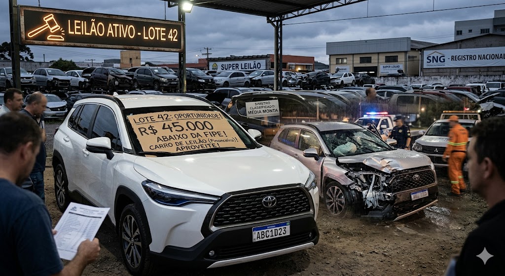 carro de leilão
