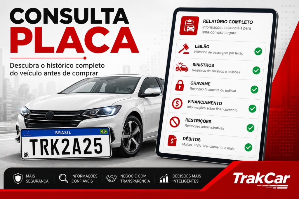 Consulta placa: consulte o histórico completo de qualquer veículo antes de comprar