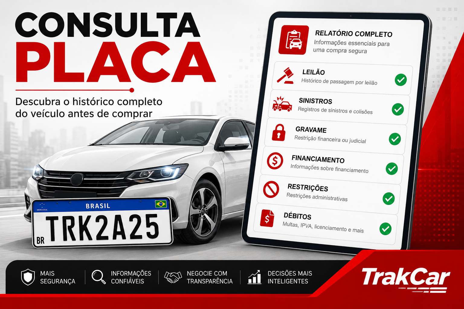 Consulta placa: consulte o histórico completo de qualquer veículo antes de comprar