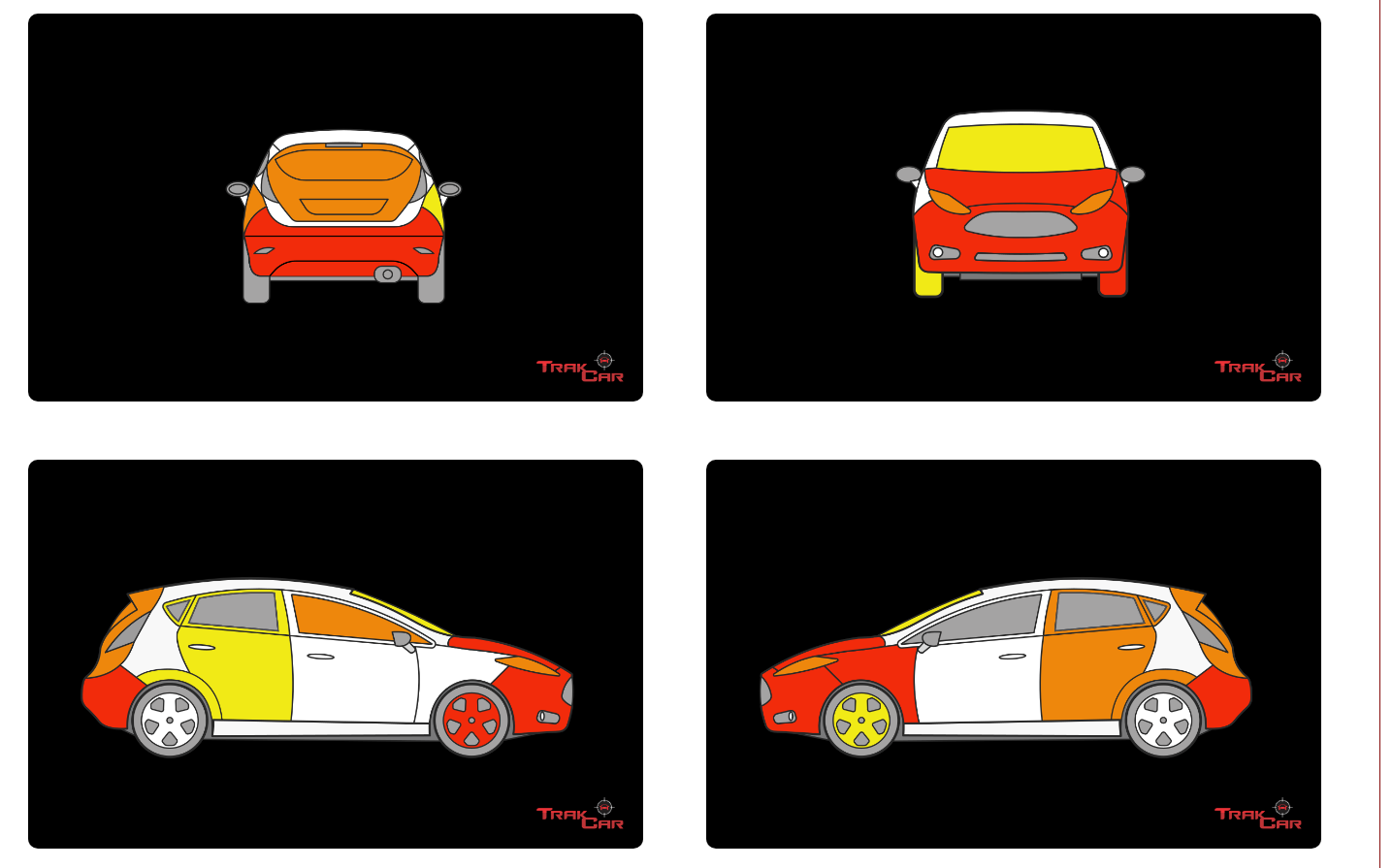 Consulta Master TrakCar mostrando imagens ilustrativas de leilão